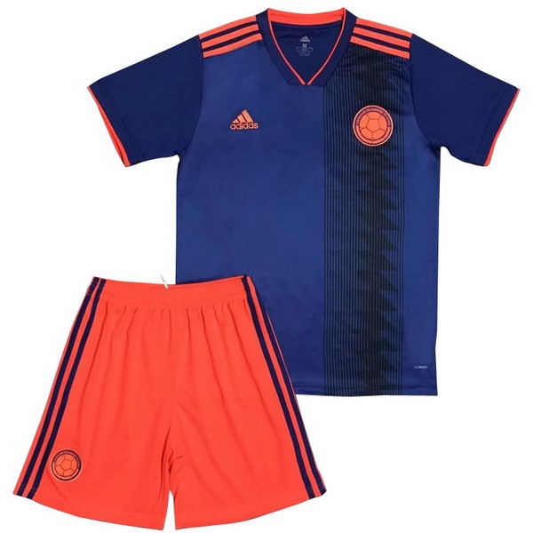 Camiseta Columbia 2ª Niño 2018 Azul